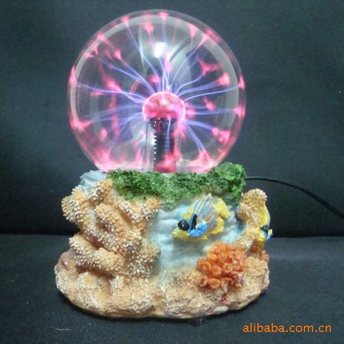 义乌工厂直批 4寸闪电灯电离子魔球——带音乐静电球工艺品｜魔灯热销源头