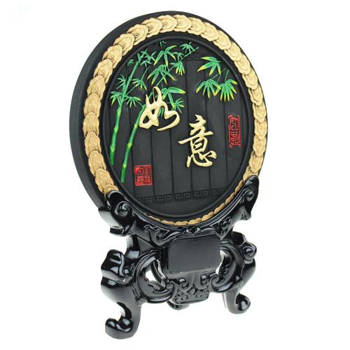 金雕祥瑞，炭韵生辉——高档218圆盘活性炭雕《吉祥如意》赏析